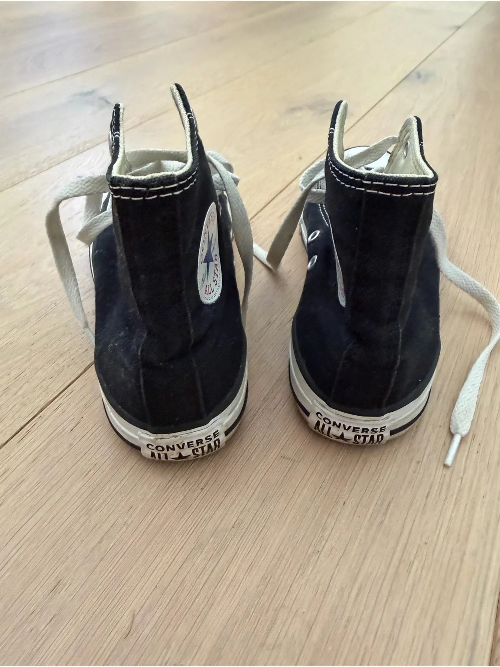 Converse Kids Black and White High-Top Sneakers